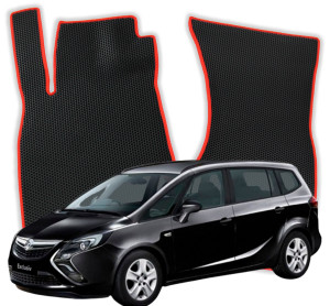 OMEVO EVA Dywaniki do Opel Zafira C 7-osobowy 3 gen Minivan (2011-2019)