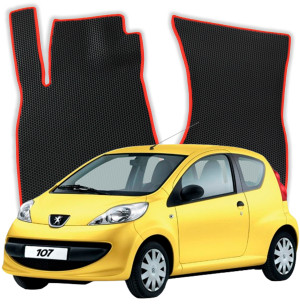 OMEVO EVA Dywaniki do Peugeot 107 1 gen Hatchback 3 drzwi (2005-2014)