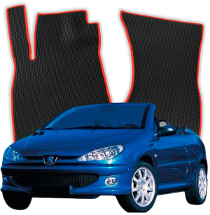 OMEVO EVA Dywaniki do Peugeot 206 CC 1 gen Cabrio 3 drzwi (1998-2009)