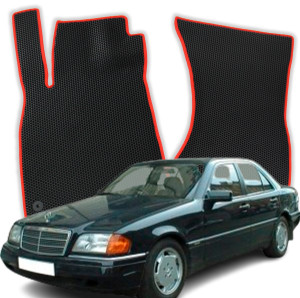 OMEVO EVA Dywaniki do Mercedes-Benz C klasa Wersja angielska W202 1 gen Sedan (1993-2000)