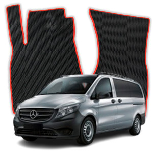 OMEVO EVA Dywaniki do Mercedes-Benz eVito 9-osobowy Elektryczny W447 3 gen Minivan (2014-2026)
