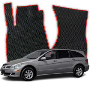 OMEVO EVA Dywaniki do Mercedes-Benz R klasa 6-osobowy V251 1 gen Minivan Long (2005-2013)