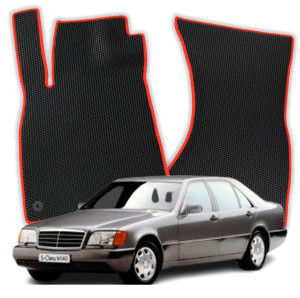 OMEVO EVA Dywaniki do Mercedes-Benz S klasa W140 3 gen Sedan Short (1991-1998)
