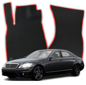 OMEVO EVA Dywaniki do Mercedes-Benz S klasa W221 5 gen Sedan Long (2005-2013)