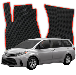 OMEVO EVA Dywaniki do Toyota Sienna 8-osobowy XL30 3 gen Minivan (2010-2020)