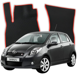 OMEVO EVA Dywaniki do Toyota Yaris  2 gen Hatchback 5 drzwi (2005-2011)