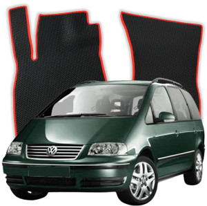 OMEVO EVA Dywaniki do Volkswagen Sharan 6-osobowy 7M 1 gen Minivan (1995-2010)