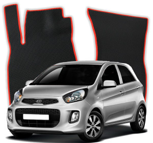 OMEVO EVA Dywaniki do Kia Picanto TA 2 gen Hatchback 5 drzwi (2011-2017)