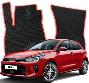 OMEVO EVA Dywaniki do Kia Rio 4 gen Hatchback 5 drzwi (2016-2023)