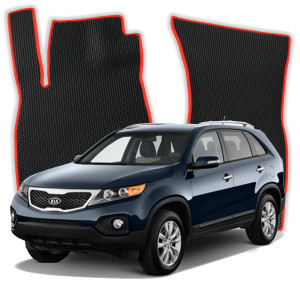 OMEVO EVA Dywaniki do Kia Sorento 5-osobowy XM 2 gen SUV (2009-2014)