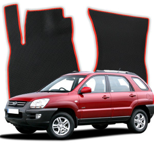 OMEVO EVA Dywaniki do Kia Sportage 2 gen SUV (2004-2010)