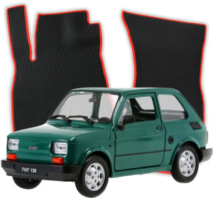 OMEVO EVA Dywaniki do Fiat 126 1 gen Hatchback 3 drzwi (1973-2000)