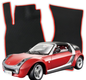 OMEVO EVA Dywaniki do Smart Roadster 1 gen Cabrio 2 drzwi (2002-2005)
