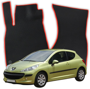 OMEVO EVA Dywaniki do Peugeot 207 1 gen Hatchback 3 drzwi (2006-2014)