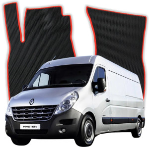 OMEVO EVA Dywaniki do Renault Master 3-osobowy 3 gen Van 4 drzwi (2010-2024)
