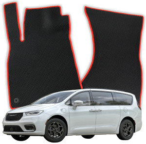 OMEVO EVA Dywaniki do Chrysler Pacifica 7-osobowy Hybryda PHEV  2 gen Minivan (2022-2026)