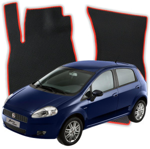 OMEVO EVA Dywaniki do Fiat Punto 2012 4 gen Hatchback 5 drzwi (2012-2018)
