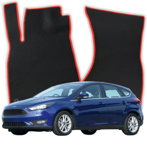 OMEVO EVA Dywaniki do Ford Focus Anglik 3 gen Hatchback 5 drzwi (2010-2019)