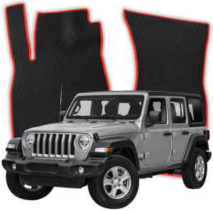 OMEVO EVA Dywaniki do Jeep Wrangler 4 gen SUV 4 drzwiLong (2020-2025)