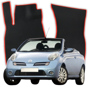 OMEVO EVA Dywaniki do Nissan Micra K12 3 gen Cabrio 3 drzwi (2003-2010)