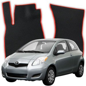 OMEVO EVA Dywaniki do Toyota Yaris  2 gen Hatchback 3 drzwi (2005-2011)