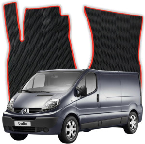 OMEVO EVA Dywaniki do Renault Trafic 2-osobowy  2 gen Van (2001-2024)
