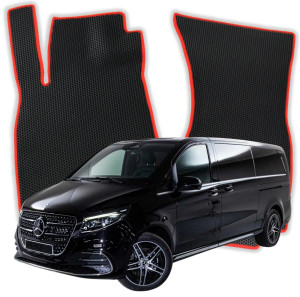 OMEVO EVA Dywaniki do Mercedes-Benz V klasa wersja ze stolikiem W447 3 gen Van 5 drzwi Extra Long (2014-2026)