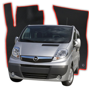 OMEVO EVA Dywaniki do Opel Vivaro 6-osobowy A 1 gen Minivan 4 drzwi (2001-2014)