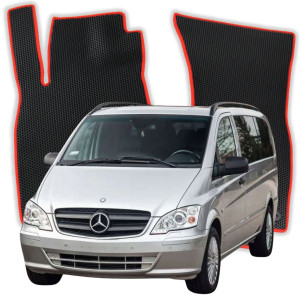 OMEVO EVA Dywaniki do Mercedes-Benz Vito W639 2 gen Minivan 3 drzwi Short (2003-2014)