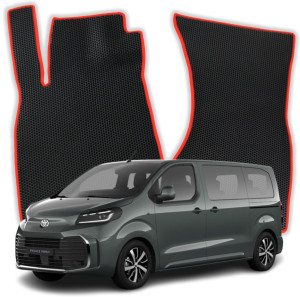 OMEVO EVA Dywaniki do Toyota ProAce Verso Wersja ze stolikiem Long VIP 1 gen Van (2016-2026)