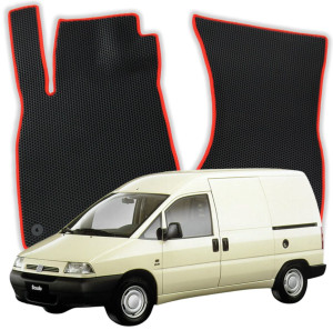 OMEVO EVA Dywaniki do Fiat Scudo 2-osobowy 1 gen Van 4 drzwi (1996-2006)