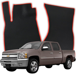 OMEVO EVA Dywaniki do Chevrolet Silverado Quad Cab 3 gen Pick-up 4 drzwi (2013-2019)