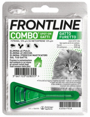 Boehringer Ing.Anim.H.It. Frontline Combo 1 Pipetta Antiparassitario Gatti E Furetti