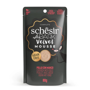 Whitebridge Pet Brands Srl Schesir Ad Velv Pol/man 80g