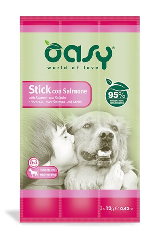 Wonderfood Spa Oy Dog Stick Salmone 3pz 12g