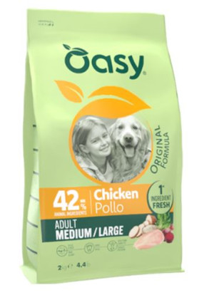 Oasy Cane Original Formula Adulto Medium&large Pollo 10 Kg