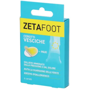 Zeta Farmaceutici Zetafoot Cerotti Idrocolloidali 6 Pezzi – Protezione E Guarigione Per Vesciche