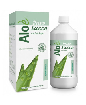 Erboristeria Magentina Aloe' Aloe Puro Succo Bio 1 Litro