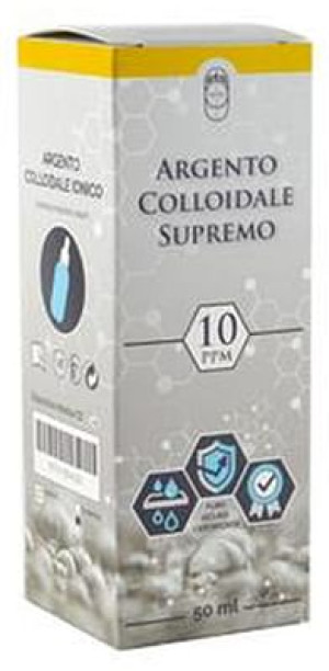 Punto Salute E Benessere Argento Colloidale Supremo 10ppm Certificato Con Contagocce50 Ml