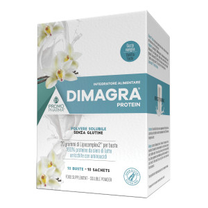 Promopharma Dimagra Protein Vaniglia 10 Buste