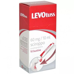 Dompe' Levotuss Sciroppo 60mg / 10ml 10 Bustine
