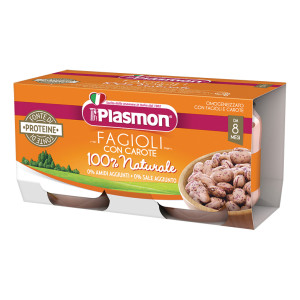 Plasmon Omo Pl.Fagioli/carote 2x80g