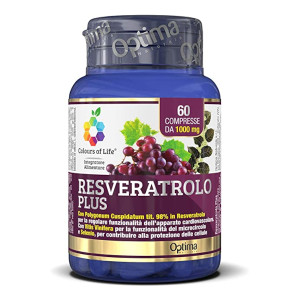 Optima Naturals Resveratrolo Plus 60 Compresse 1000mg