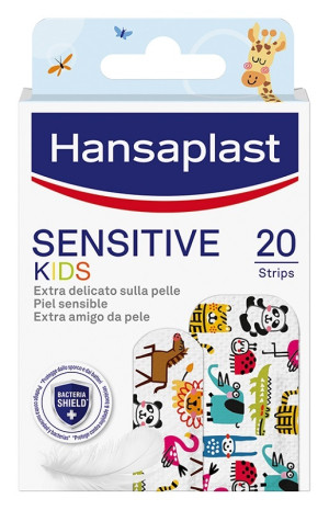 Beiersdorf Hansaplast Kids Sensitive Animals Cerotti Bambino 20 Pezzi Assortiti