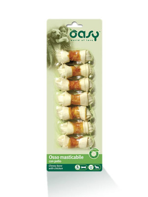 wonderfood spa Oasy Cane Snack Osso Masticabile Pollo Tg.S 90 Gr