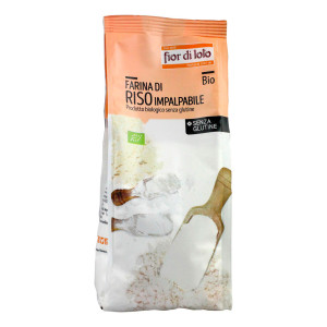 biotobio Fior Di Loto Farina Riso Impalpabile Bio Senza Glutine 375g