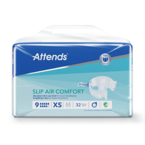 Attends Slip Air Comfort 9, X-Small, 32 stk.