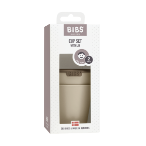 BIBS Cup Set, Vanilla, 2 stk.
