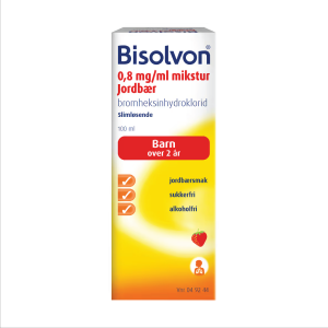 Bisolvon Mikstur 0,8 mg/ml jordbær, 100 ml