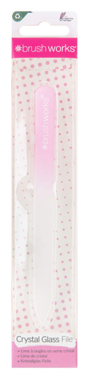 Brushworks Crystal Glass Nail File, 1 stk.